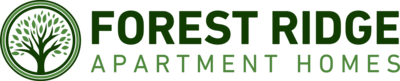 A logo for Forest Ridge Apartment Homes.